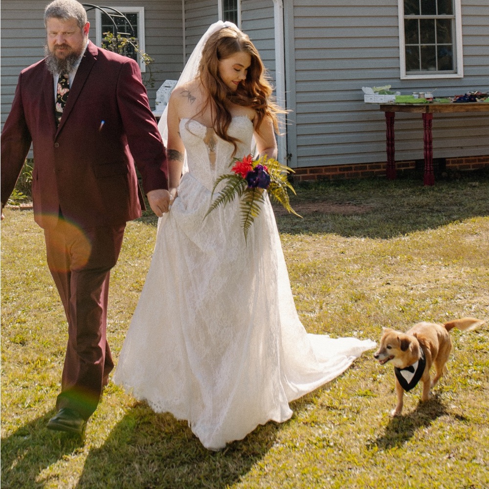 Wtoo by Watters Charlotte Anthropology Wedding Dress - Picture 4 of 13